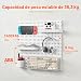 Imagen de VEVOR Kit de Combinación de Tablero Perforado de Plástico de 280 x 280 x 12 mm 4 Paneles