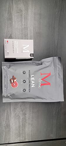 Mdrive Lean Weight Loss Protein Powder For Men Support And Preserve Lean Muscle Mass 30 Servings Classic For Men’s Health, Support Healthy Prostate, Eyes, Joint, Energy, Stress Relief 60Ct #TOP6