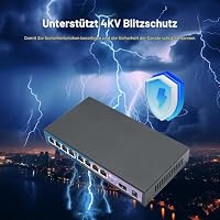 KuWFi 8X 2.5G PoE-Switch, 10G SFP+, Plug&Play, für Büro & Heimnetzwerk – Ansicht 7