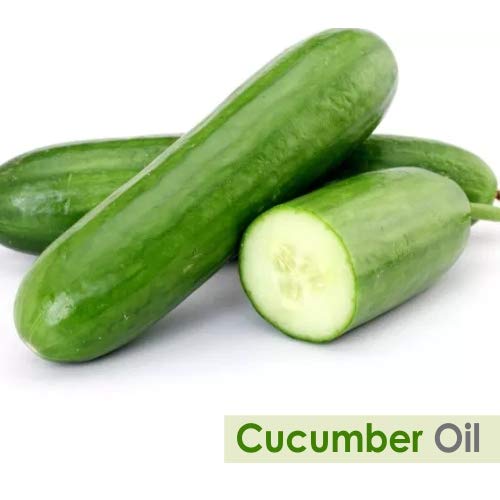 Image of Crysalis Cucumber (Cucumis Sativus) Oil|100% Pure & Natural Undiluted Carrier Oil Organic Standard For Skin & Haircare|Therapeutic Grade Oil, Healthy Skin & Hair-100ML With Dropper