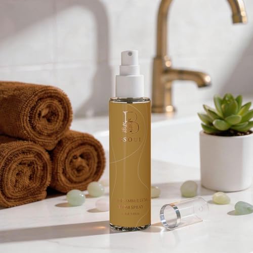 Image of BSOUL Air Freshener Spray 100 ML Pack of 2 Oud Amber | Calming Floral Room & Nature Inspired Fragrance for Car Non-Toxic & Long-Lasting Room Freshener