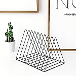 Sooyee Black Magazine Holder, 9 Slot Desktop File Sorter Organizer - Image 6