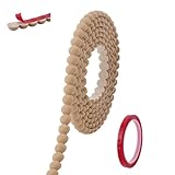 PH PandaHall 15mm Bordure Murale Autocollante Moulure Bordures Flexible à Perles Bordure D...