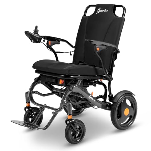 Image of Aotedor Carbon Fiber Electric Wheelchair,30 Miles Dual Batteries,Foldable