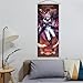Rainteam Anime Poster Game Hanging Wall Art Artistic Canvas Genshin Character Posters with Rods for Living Room Bedroom Decor(29.5 inch x 11 inch) (Durin)