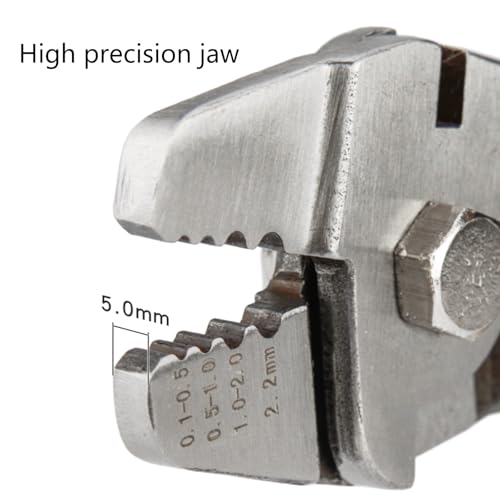 Herramienta de crimpado de cuerda de alambre con cortacables integrado para manguitos de aluminio 6