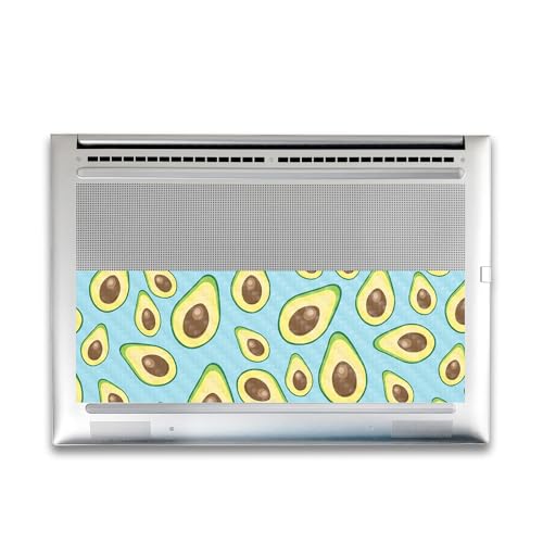 Image of Carbon Fiber Gaming Skin Compatible with HP Envy x360 16 inch (2023) - Blue Avocados - Premium 3M Vinyl Protective Wrap Decal Cover - Easy to Apply | Crafted in The USA by MightySkins