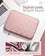 Dadanism 9-11 Zoll Puffy Tablet Tasche für iPad Pro 11, iPad Air 11, iPad (A16) 11, iPad 10. Gen 10,9, iPad 9/8/7. Gen 10,2, iPad Air 5/4 10,9, Galaxy Tab A9+ 11/S9 FE, Tab M11 11, DunkelRosa