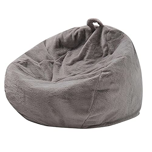 Sofdicht Pouf a Sacco Puff Poltrona (Senza Imbottitura) per Divano E Poltrona, per Camera da Letto, Soggiorno, Interno Cuscino da Lettura Copri Bean Bag,Dark Gray