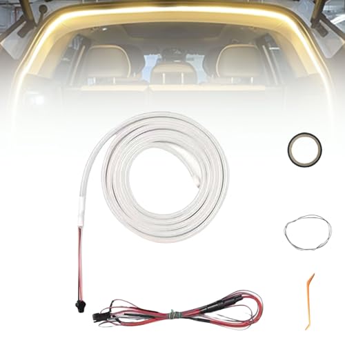 Dynamic Flowing Car Trunk Light Strip, Trunk Led Light Strip, Automatischer Sensor Tail Box Led Strip Lights (Full circle 4 m/15