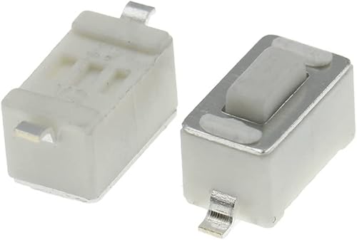 Miniatura 2 de GATSUN Micro Switch 100PCSLOT 3 * 6 * 4.3 mm 2pin SMD Push Button Touch Micro Switch 3x6x4.3mm White Button