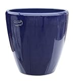 Großer Pflanzkübel aus Steinzeug Keramik, Deutsche Qualität 100% frostsicher / lange Lebensdauer ohne Risse, Abplatzen oder Abblättern der Oberfläche / absolut frostfest MADE IN GERMANY