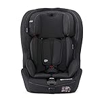 Kinderkraft Kinderautositz SAFETY FIX, Autokindersitz, Autositz, Kindersitz mit Isofix und Top Tether, Gruppe 1/2/3 9-36kg, 5 Punkt Sicherheitsgurt, Einstellbare Kopfstütze, ECE R44/04, Schwarz