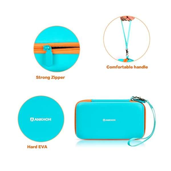 ANKHOH Ãtui Compatible avec 3Doodler Start+ Essentials (2022) pour Enfants, Support de Rangement pour Recharge de Filament et Chargeur Micro-USB, Vert (boÃ®te Uniquement) – Image 3