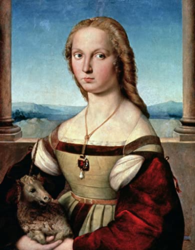 Affiches et gravures Raphael portrait de dame pour décoration salon contemporain