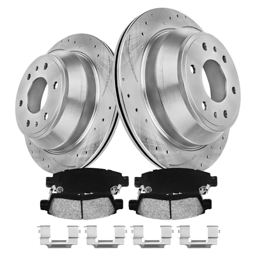 Anpulsero Rear Brake Kits Compatible with Chevy Trailblazer, SSR, GMC