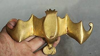 銅の蝙蝠（こうもり）飾りのある真鍮製骨董からくり錠前 41bCFA8JcxL._UF350,350_QL80_.jpg