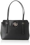 Mit dieser GUESS Tasche zeigen Sie den Menschen um Sie rum was für einen eleganten Geschmack Sie haben. Die tolle Form und die schönen Applikationen sind ein echter Hingucker. Ohne Probleme können Sie Ihre Utensilien im geräumigen Hauptfach verstauen. Maße: 31 x 23 x 12 cm