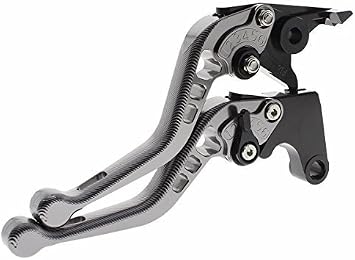 Motorcycle 3D Texture Aluminum Short Brake Clutch Levers Compatible with NINJA 650R ER-6F ER-6N 2009-2016, VERSYS 650cc 2009-2014, NINJA 400R 2011