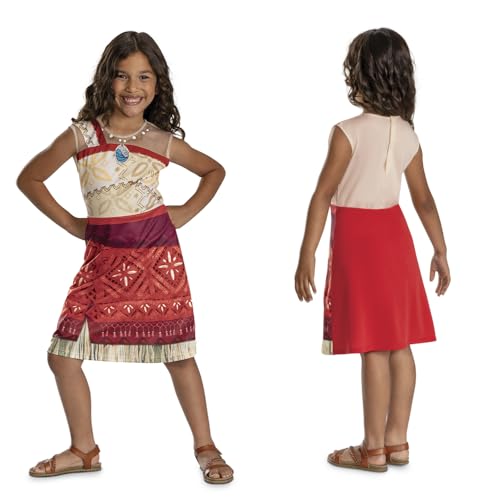 Disney Vaiana, Disfraz de Vaiana Básico de Disguise, para Niños