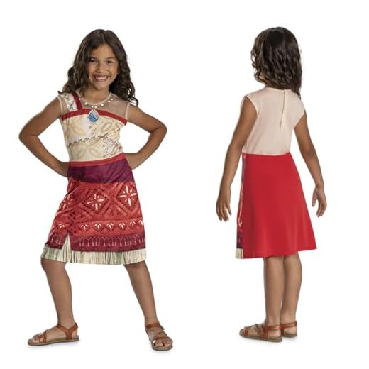 Disney Vaiana, Disfraz de Vaiana Básico de Disguise, para Niños