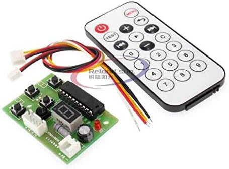 DC 4V-6V Stepper Motor Driver Controller Integrated Board 2-Phase 4-Wire Speed Adjustable with Remote Control