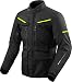Produktbild REV'IT! Motorradjacke mit Protektoren Motorrad Jacke Safari 3 Textiljacke schwarz/Neongelb XL, Herren, Enduro/Reiseenduro, Ganzjährig