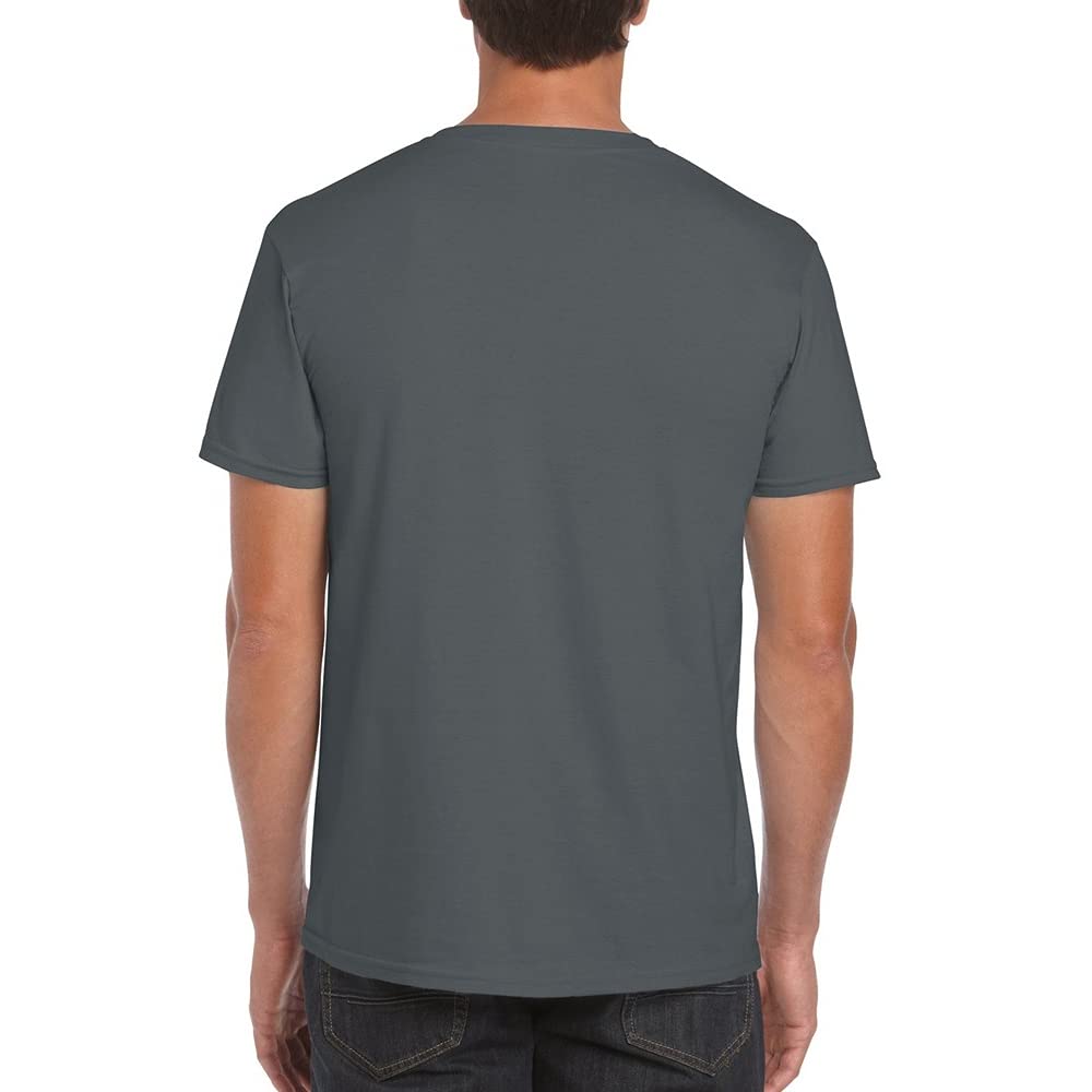 Gildan Mens Short Sleeve Soft-Style T-Shirt (4XL) (Charcoal)