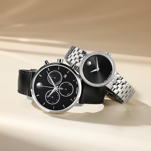 Movado Museum Classic Women's Watch - Swiss Quartz 2H Movement, Stainless Steel Link Bracelet Watch with Diamonds - 3 ATM Water Resistance - Luxury Fashion Timepiece for Her - 29.5mm4