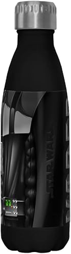 Miniatura 3 de Star Wars Vader Front - Botella de agua de acero inoxidable de 17 onzas, 17 onzas, multicolor (STRW6737-95815800)
