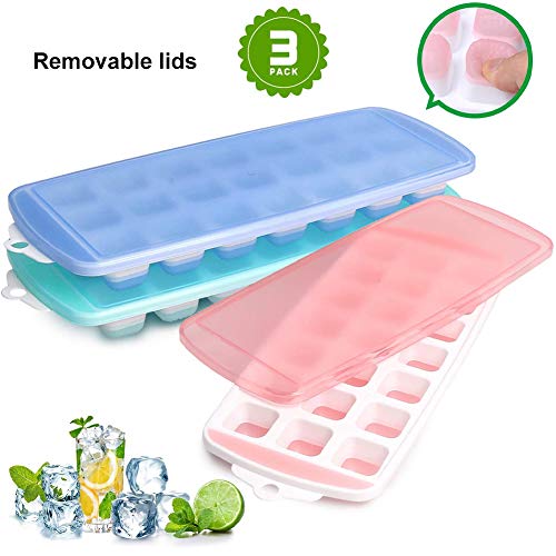 Caixa de gelo, 3 unidades/conjunto resistente a derramamentos de gelo, para fazer coquetéis de uísqu