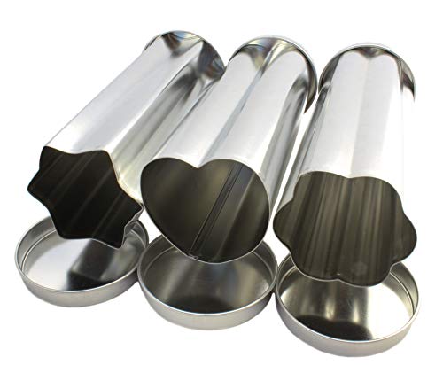 Zoie + Chloe 3 Piece Canape Party Bread Mold Set