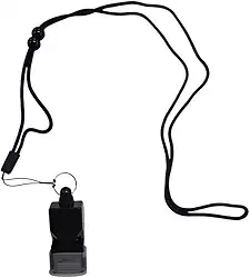 Apito Profissional Árbitro Juiz Com Cordão Potente 120dbs