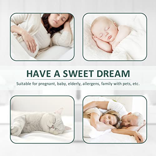 100% Waterproof Mattress Protector, Cal King Breathable & Soft Mattress Cover, Fitted Bed Protector Stretch Up To 21", Deep Pocket Design Bed Protector #TOP6