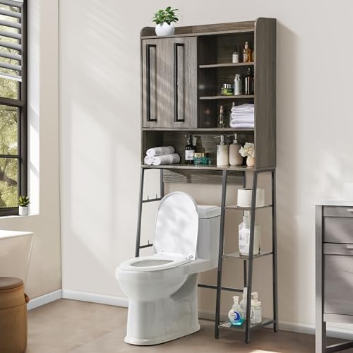 Amazon.com: Decofy Over The Toilet Storage Cabinet, Over Toilet ...