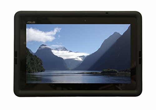 Bobj Rugged Case for ASUS Transformer Book T100 (TA, TAC, TAF, TAM, Tar) – BobjGear Custom Fit - Patented Venting - Sound Amplification - BobjBounces Kid Friendly (Bold Black)