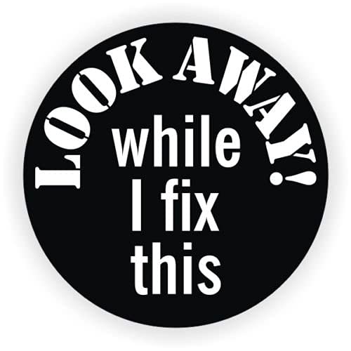 4-Piece Welder Hard Hat Sticker Set – 2" Diameter Rude Funny Helmet Decals, 100% Waterproof Self-Adhesive Vinyl Labels