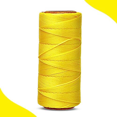 Cordão Encerado - 1mm Fio Cordone - 100 Metros - Nybc Amarelo Gema - Nº: 106