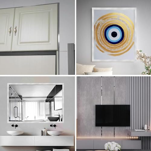 6 m Zierleiste Selbstklebend Edelstahl, 25 mm Breit Selbstklebende Leisten Metallleiste, Silber Zierstreifen, Chromleiste Selbstklebend, für Wand Spiegel Möbel Türen