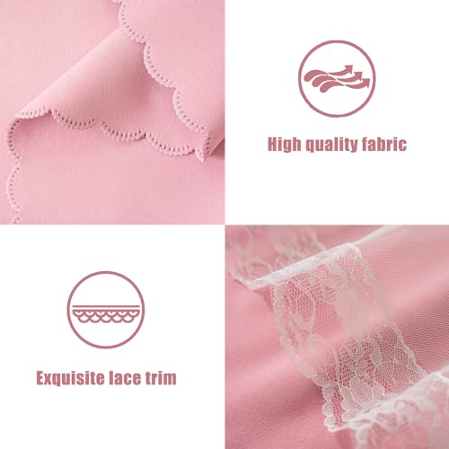 Image of Yancorp Pink Curtains for Bedroom Living Room Thermal Insulated Kids Curtain Hollow-Out Star Window Nursery Curtain 63 inches Length Room Darkening Grommet(Pink,52 * 63),1 Panel