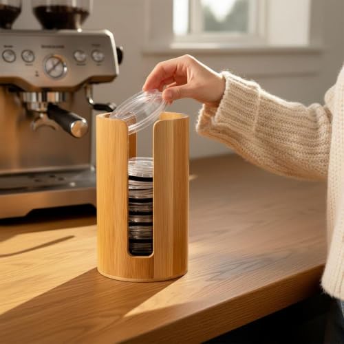 Organizador de tapas profesional y accesorio resistente para frascos de cocina 7