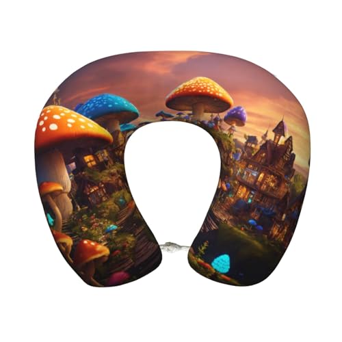 Almohada de espuma viscoelástica para cuello portátil