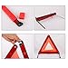 Beetoo Reflective Triple Triangle Car Warning Sign, Foldable Emergency Warning Triangles Breakdown Board, Safety Roadside Hazard Sign Warning Kit