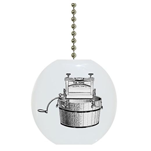 Wringer Washing Bucket Laundry Solid Ceramic Fan Pull