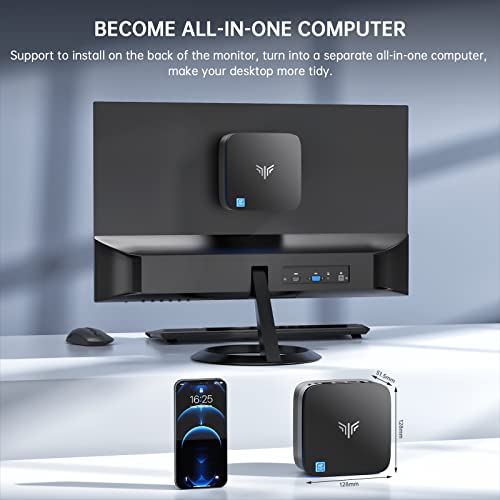 Kamrui Ak1 Pro Mini Pc 16Gb Ram 512Gb Rom, Intel 11Th Gen N5105(Up To 2.9Ghz) Windows 11 Pro Mini Computer, Small Desktop Dual Display, 4K Uhd, Storage Upgrade, Wifi/Bt, Home/Office, Iot Micro Pc #TOP5