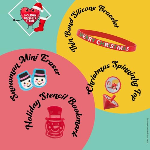 Image of Gift A Snack - Christmas Candy Stocking Stuffers, Pre-filled Holiday Snack Box Care Package + Greeting Card (60 Count) Sweet Treats Gift Basket, Candies Chips Office Food Assortments
