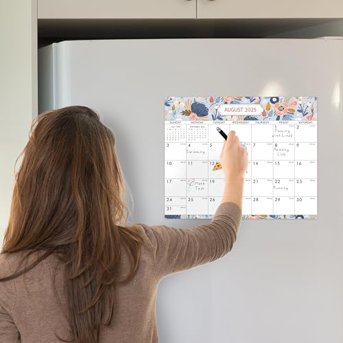 2025 Magnetic Calendar - 2025 Calendar from Jan.2025 - Dec.2025, Magnetic Calendar for Fridge, 8" × 10", Tear-off Pad, Perfect Magnetic Calendar for Refrigerator - Thumbnail 6