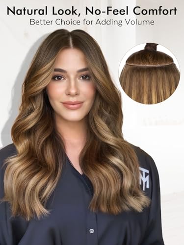 Extensiones de pelo de calidad de salón WIGNEE OVO, melena larga de 51 cm con microperlas 3