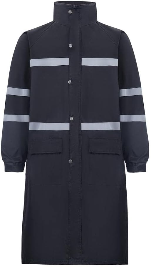 Coraline Wybie Lovat Cosplay Costume Men's Black Raincoat Jacket, Large