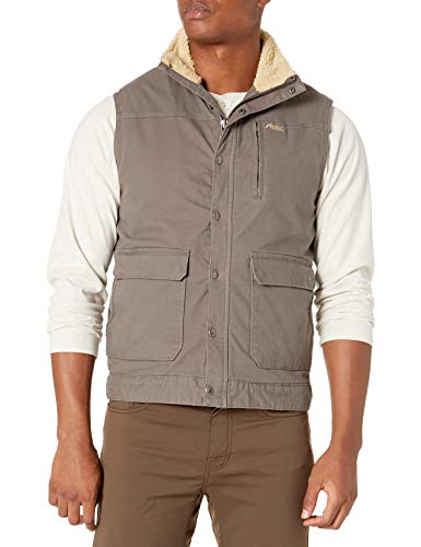 Mountain Khakis Colete Shearling masculino Ranch, Terra, grande